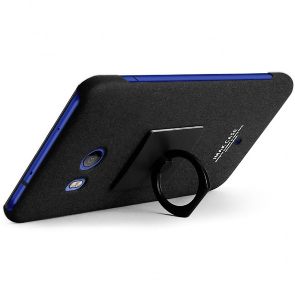 Чехол iMak Finger с колечком для HTC U11 (черный)