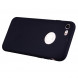 Матовый мягкий чехол для iPhone 8 / 7 (черный)
