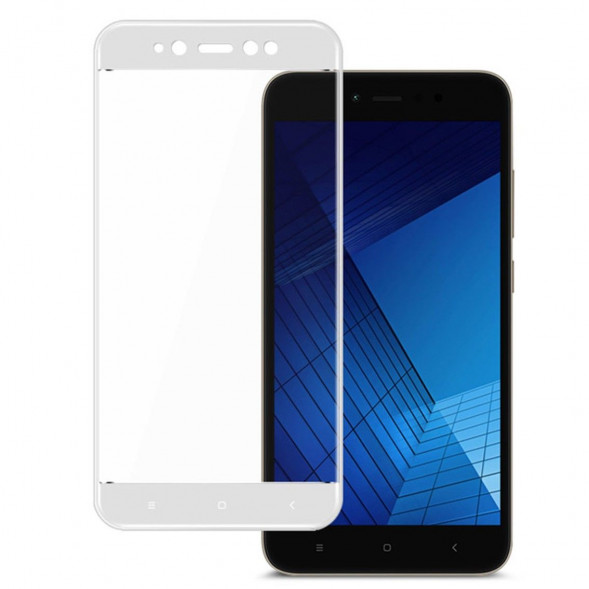 3D Защитное стекло для Xiaomi Redmi Note 5A / 5A Prime (белый)