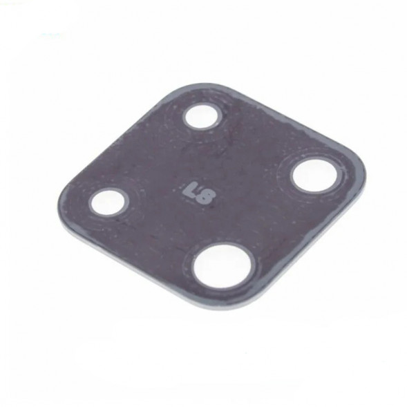 Стекло задней камеры для Realme C15 (без рамки) (Черный)