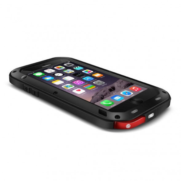 Гибридный чехол LOVE MEI для iPhone 6 Plus, 6S Plus (черный)