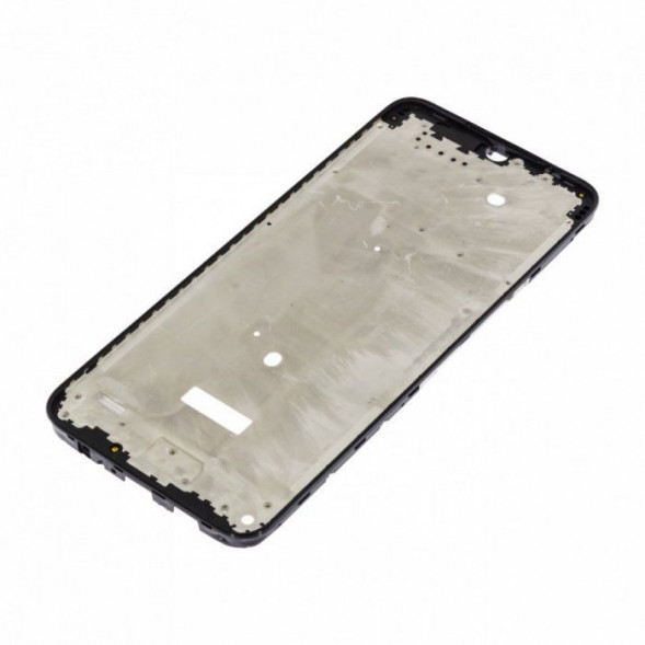 Рамка дисплея для Tecno Spark 7 (KF6n) (черная) средняя часть корпуса