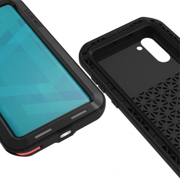 Гибридный чехол Love Mei для Samsung Galaxy Note 10 N970 (черный)