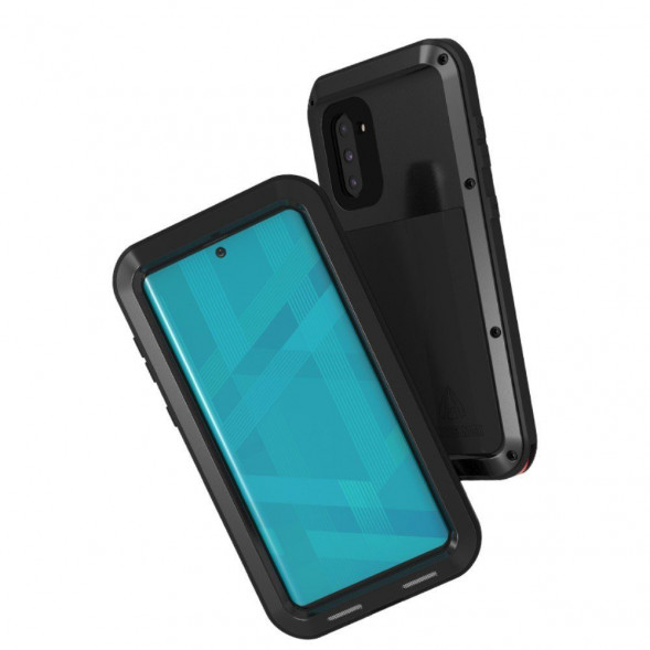 Гибридный чехол Love Mei для Samsung Galaxy Note 10 N970 (черный)