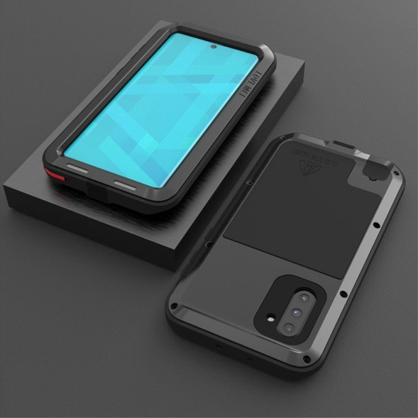 Гибридный чехол Love Mei для Samsung Galaxy Note 10 N970 (черный)