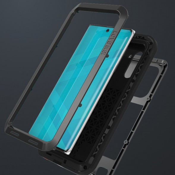 Гибридный чехол Love Mei для Samsung Galaxy Note 10 N970 (черный)