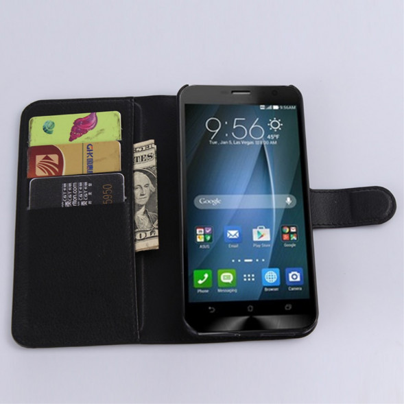 Чехол книжка для Asus Zenfone 2 ZE500CL (черный)