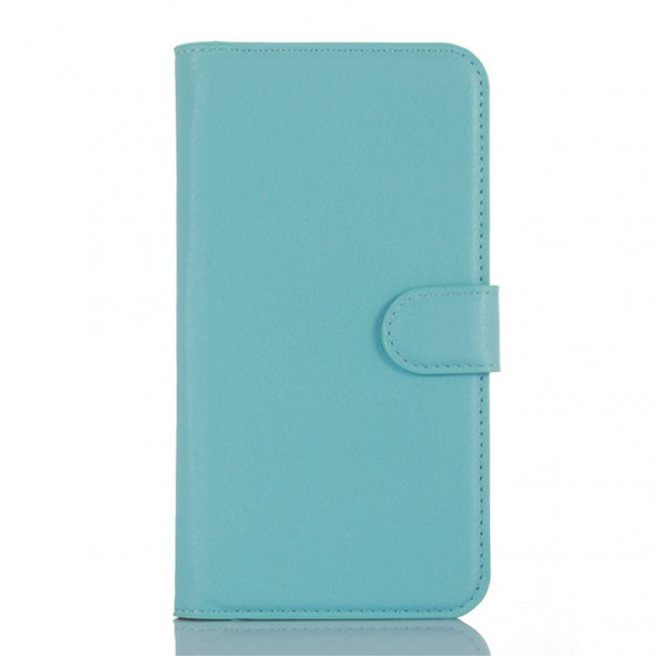 Чехол книжка с визитницей для Microsoft Lumia 550 (Голубой)