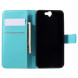 Чехол книжка с визитницей для HTC One A9 (Голубой)