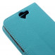 Чехол книжка с визитницей для HTC One A9 (Голубой)