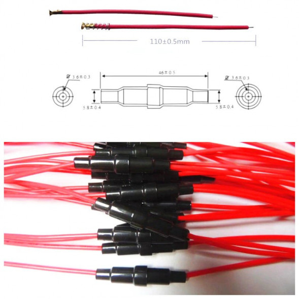 Держатель для предохранителя 5х20 мм с отводами 250в