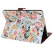 Чехол книжка с цветами для iPad Air (Белый)