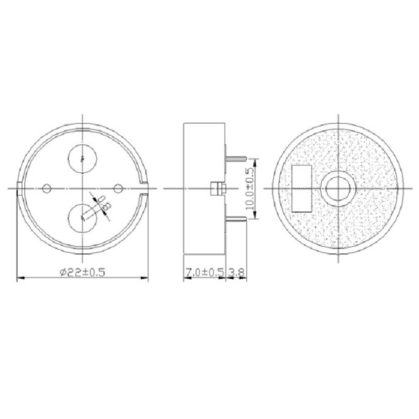 SNR-2240A Пъезокерамический излучатель