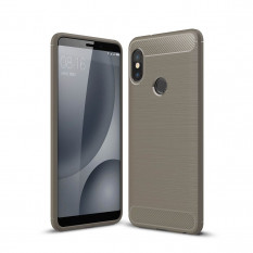 Чехол Carbon Fiber для Xiaomi Redmi Note 5 Pro (серый)