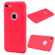 Матовый мягкий чехол для iPhone 8 / 7 (красный)