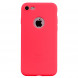 Матовый мягкий чехол для iPhone 8 / 7 (красный)