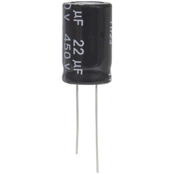 Конденсатор 22 UF 450V 105*C 13*21 (JWCO)