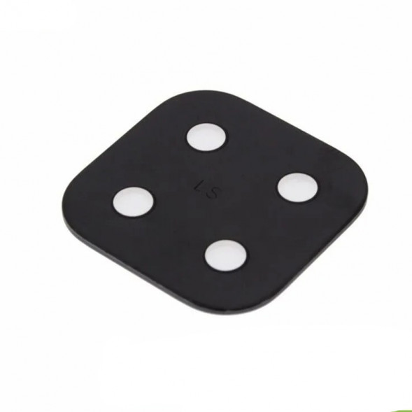 Стекло задней камеры для Realme C21 (без рамки) (Черный)