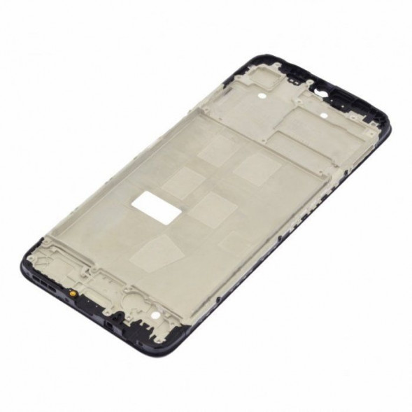 Рамка дисплея для OPPO A16 средняя часть корпуса (черная)