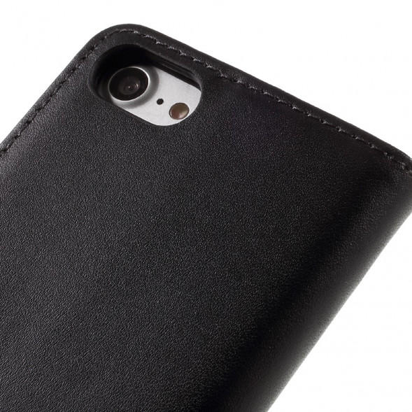 Чехол книжкой с визитницей для iPhone 7, iPhone 8 (черный)