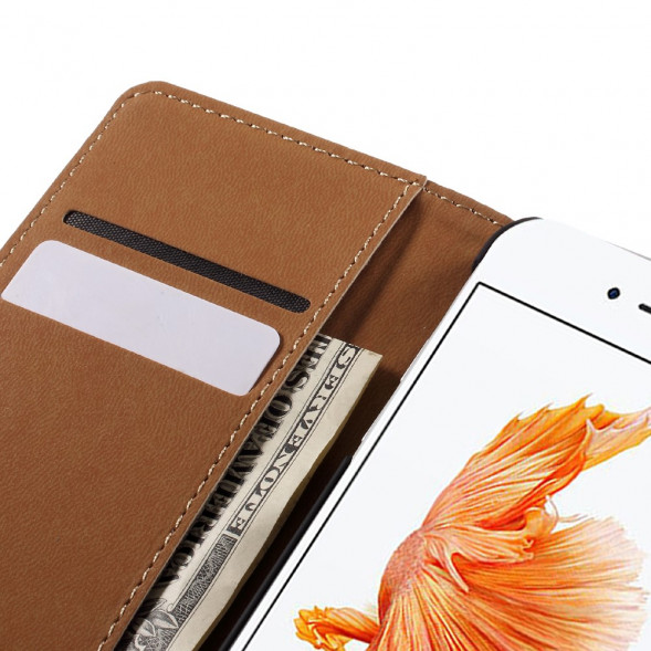 Чехол книжкой с визитницей для iPhone 7, iPhone 8 (черный)