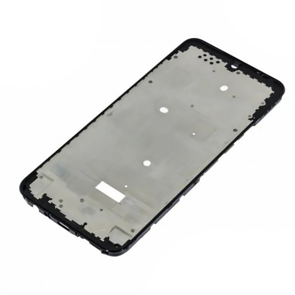Рамка дисплея для Tecno Pova 4 Pro (LG8n) (черная) средняя часть корпуса