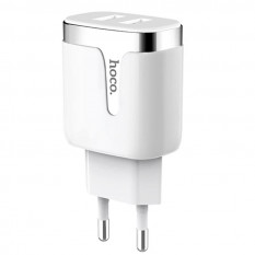 Зарядка HOCO C64A 2 USB выхода (2100mAh 5V) (белый)
