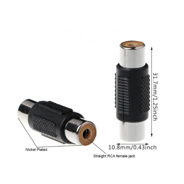 Разъем -соединительный переходник для аудио, видео кабеля