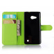 Чехол книжка с визитницей для Microsoft Lumia 550 (Зеленый)