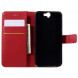 Чехол книжка с визитницей для HTC One A9 (Красный)