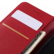 Чехол книжка с визитницей для HTC One A9 (Красный)
