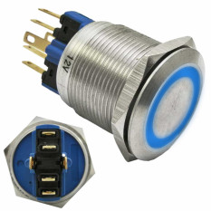 Кнопка антивандал. GQ22-11E/B/N on-(off)+off-(on)