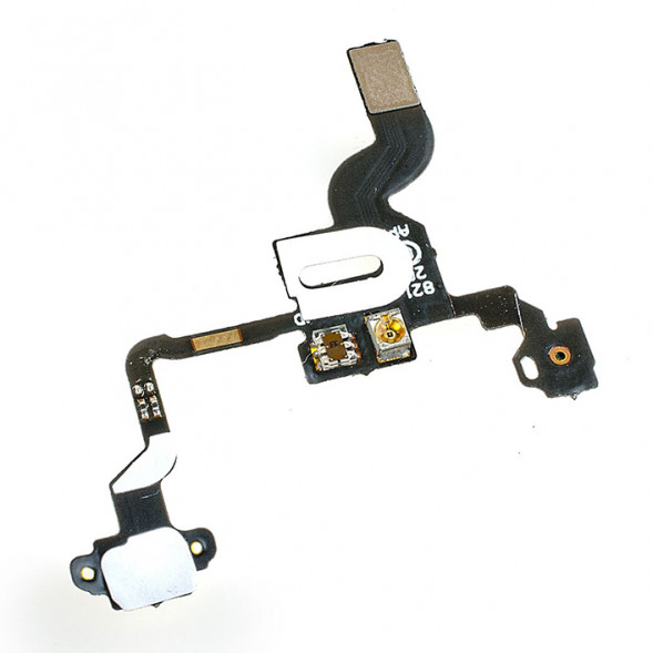 Шлейф кнопки включения с микрофоном для Apple iPhone 4