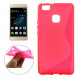 Антискользящий чехол для Huawei P9 (Малиновый)