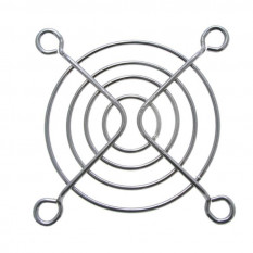 Решетка 80x80mm вентиляторная металлическая