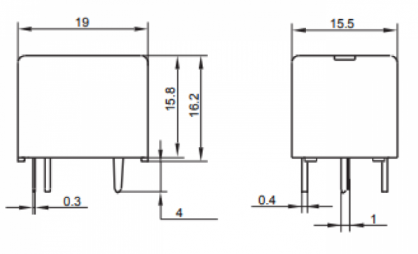 HK3FF-DC12V-SHG HKE Реле электромагнитное