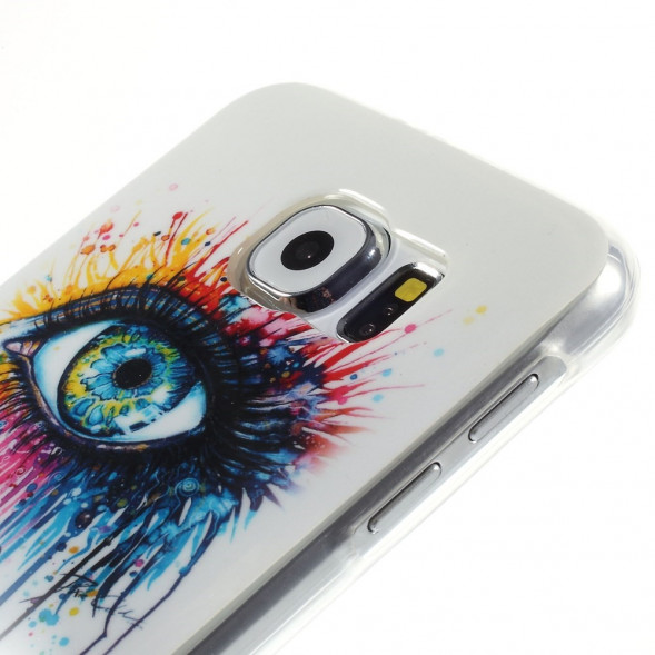Силиконовый чехол для Samsung Galaxy S6 G920 (глаз)