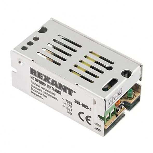 200-005-1 12VDC 0.5A 5W Блок питания универсальный