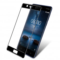 3D Защитное стекло для Nokia 8 (черный)