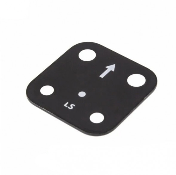 Стекло задней камеры для Realme C21Y (без рамки) (Черный)