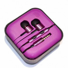 Гарнитура - наушники Xiaomi Piston с микрофоном (фиолетовый)