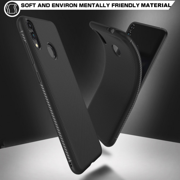 TPU Чехол накладка для Huawei Honor 10 Lite, P Smart (черный)