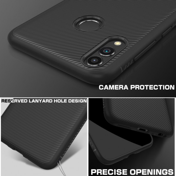 TPU Чехол накладка для Huawei Honor 10 Lite, P Smart (черный)