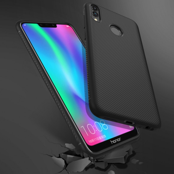 TPU Чехол накладка для Huawei Honor 10 Lite, P Smart (черный)