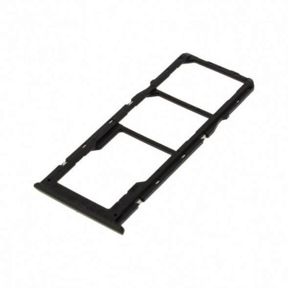 Держатель сим карты SIM лоток для Realme C25S (Черный)