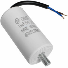 Конденсатор CBB60 16uF 450V WIRE+SCREW (SAIFU)