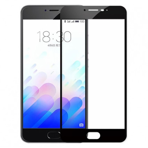 3D Защитное стекло для Meizu MX6 (Черное)