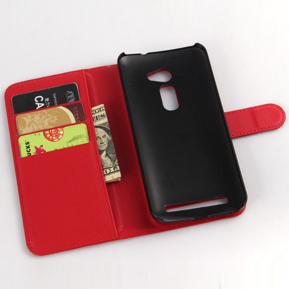 Чехол книжка для Asus Zenfone 2 ZE500CL (красный)
