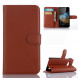 Чехол книжка с визитницей для Microsoft Lumia 550 (Коричневый)