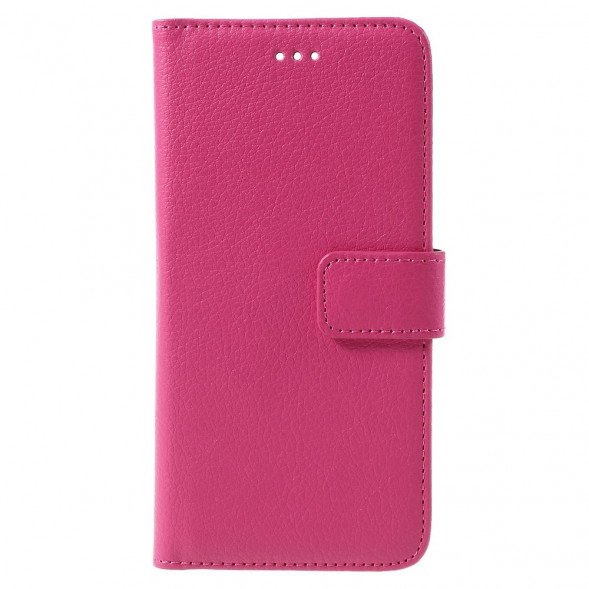 Чехол книжка с визитницей для HTC One A9 (Малиновый)